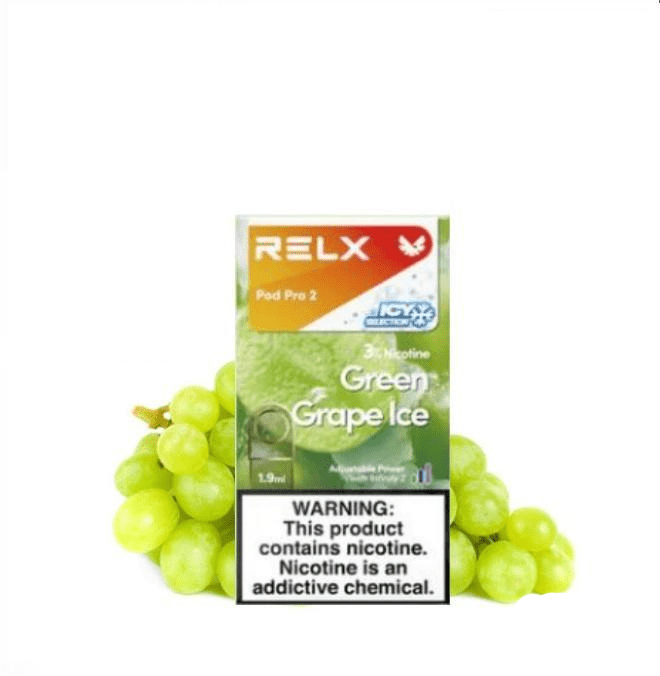 relx拋棄式煙彈超涼青提口味