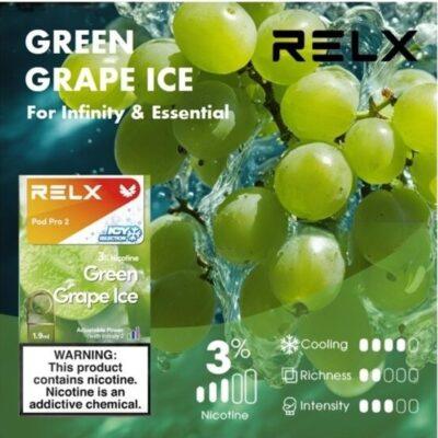 relx拋棄式煙彈超涼青提口味