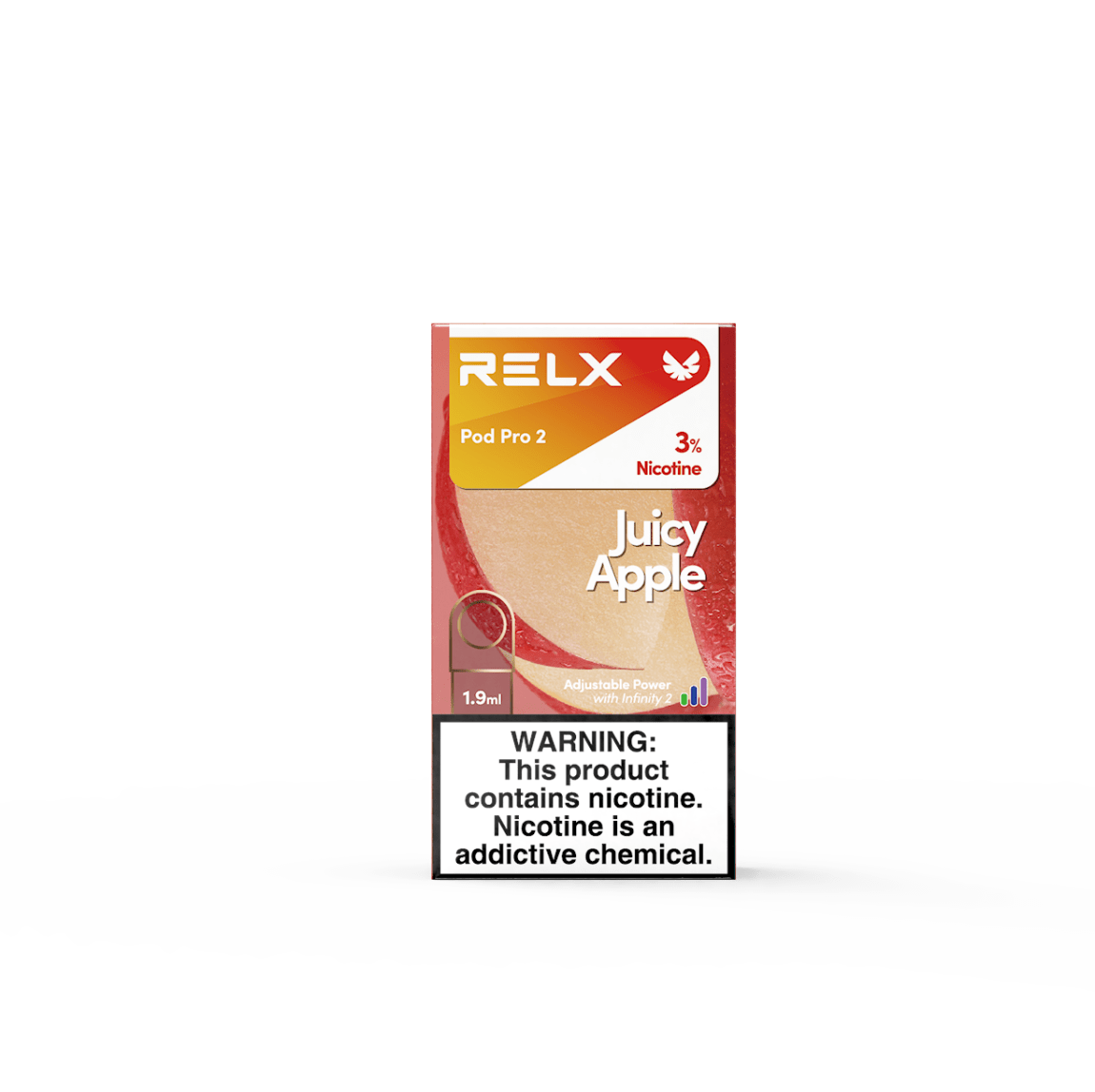 relx拋棄式煙彈紅蘋果口味